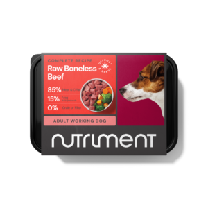 Nutriment Raw Complete Adult Boneless Beef with Beef Tripe (500g)