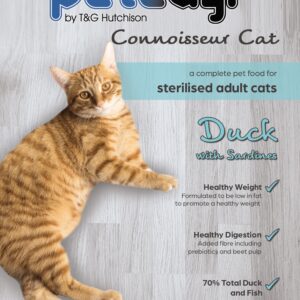 Connoisseur Cat Adult Sterilised Duck with Sardines