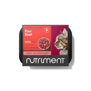 Nutriment Raw Cat Food Beef with Chicken 500g