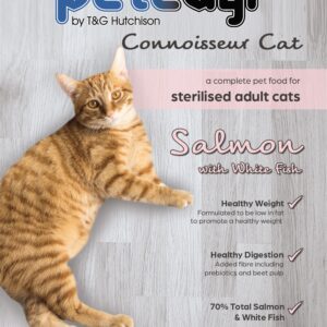 Connoisseur Cat Adult Sterilised Salmon with White Fish