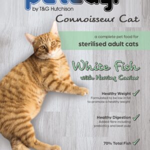 Connoisseur Cat Adult Sterilised White Fish with Herring Caviar