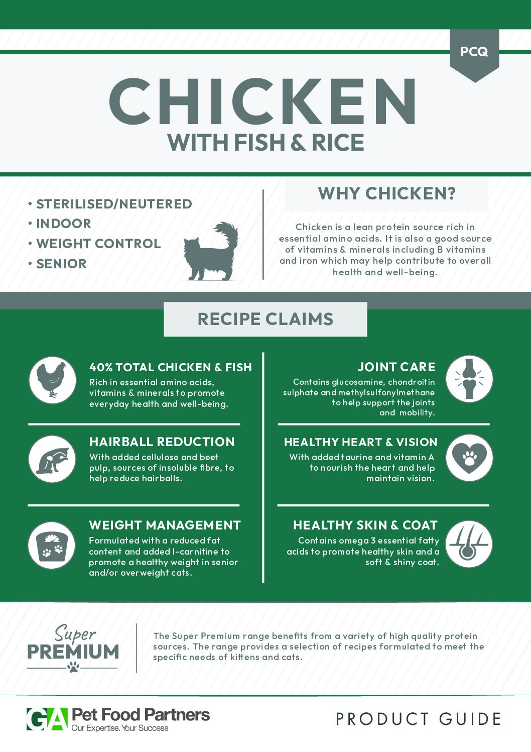 Super Premium Cat Adult Salmon with Chicken & Rice - Image 2