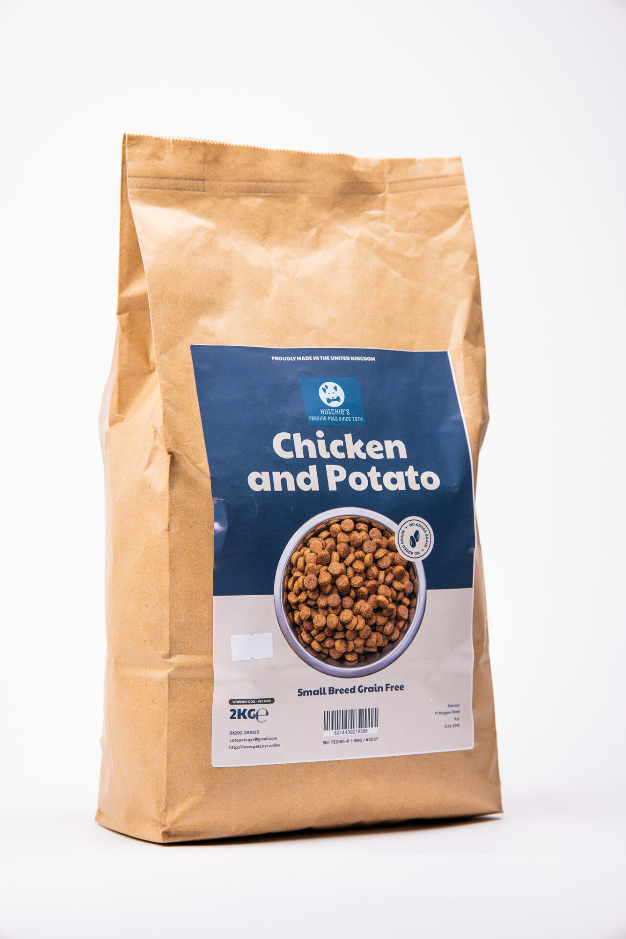 Hutchies Grain Free Small Breed Adult Chicken and Potato 2kg