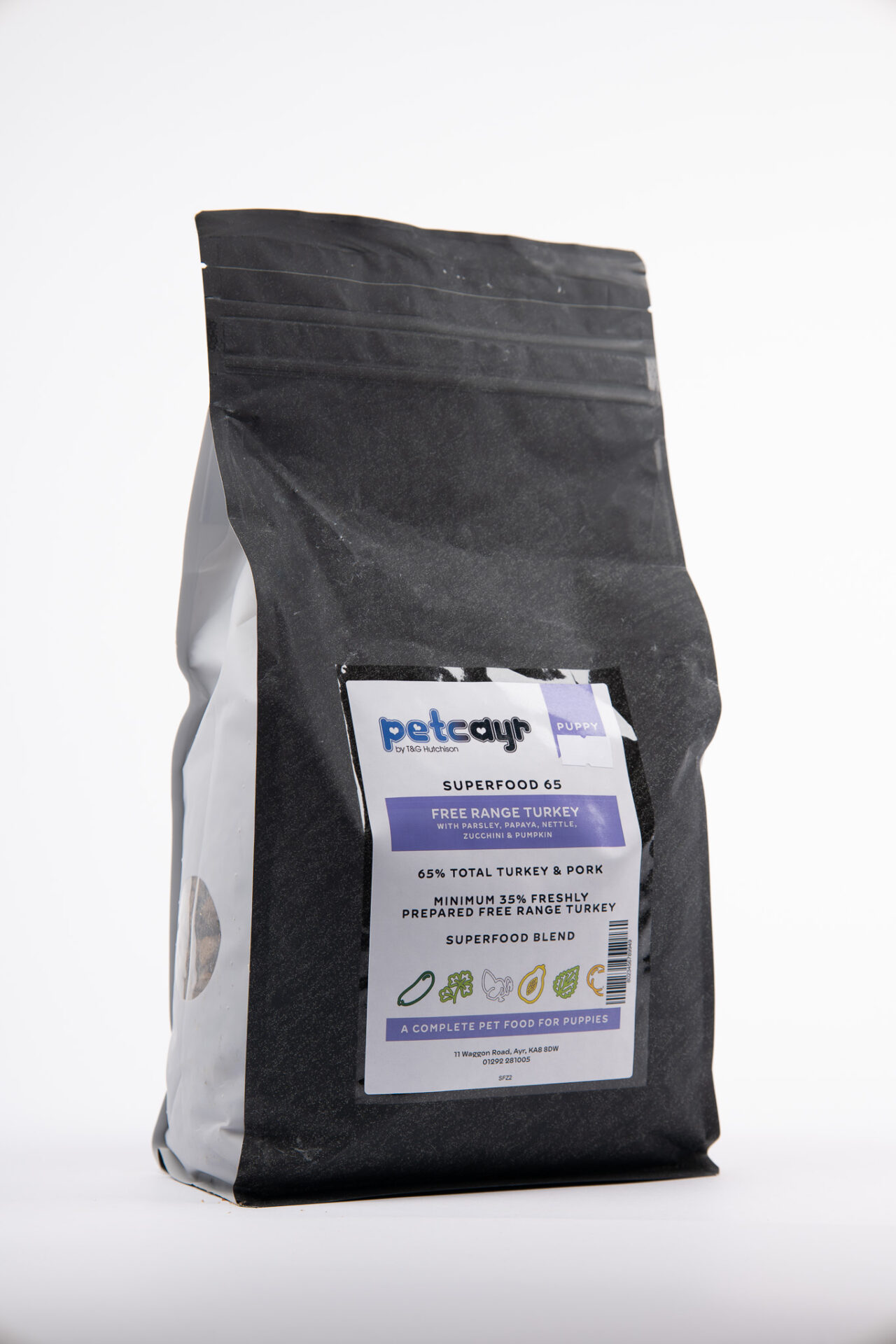 Petcayr Superfoods Puppy Free Range Turkey with Pork