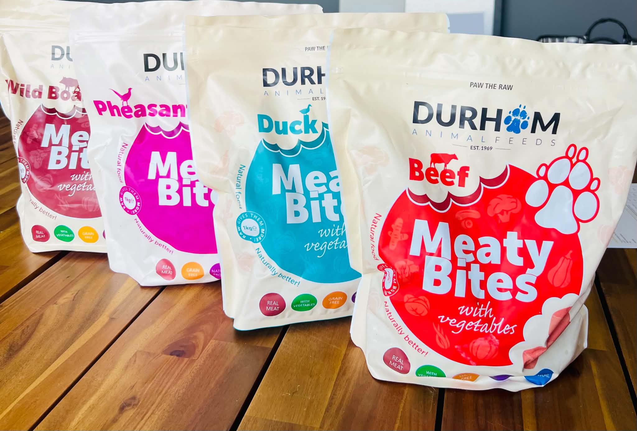 Durham Meaty Bites Pheasant 80/10/10 - 1kg