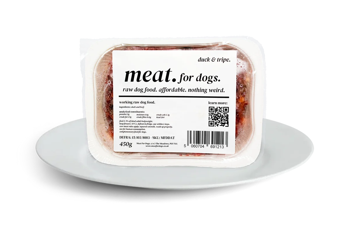 Meat For Dogs Duck & Tripe - 450g