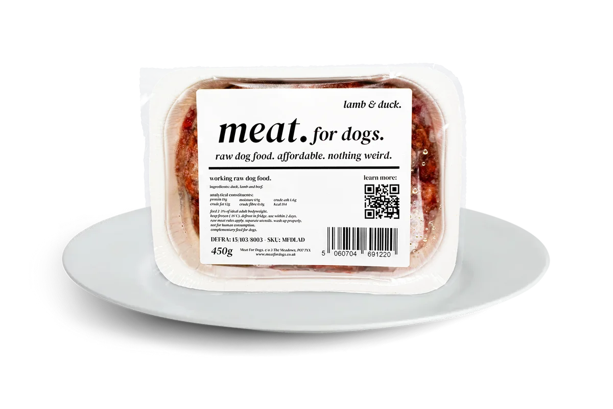 Meat For Dogs Lamb & Duck – 450g